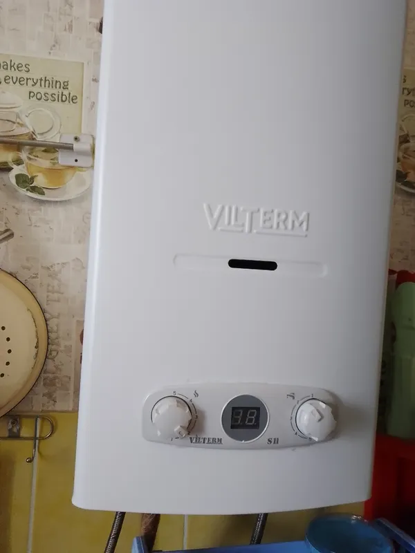  колонка VilTerm S10 белая -  водонагреватели от .